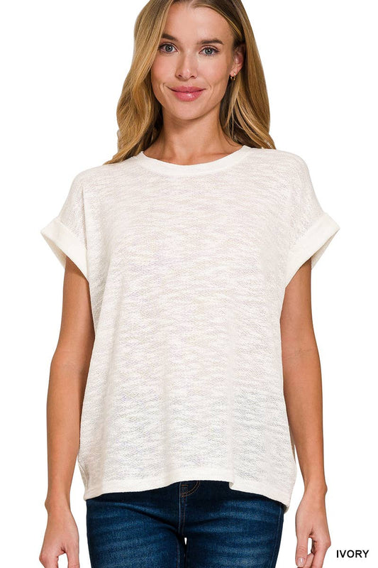 Slub Lightweight Sweater