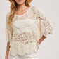 CROCHET LACE TOP