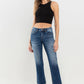 LV1194: Mid-Rise Cropped Straight Jeans-Dark