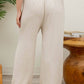 Curvy Wide Leg Linen Pants