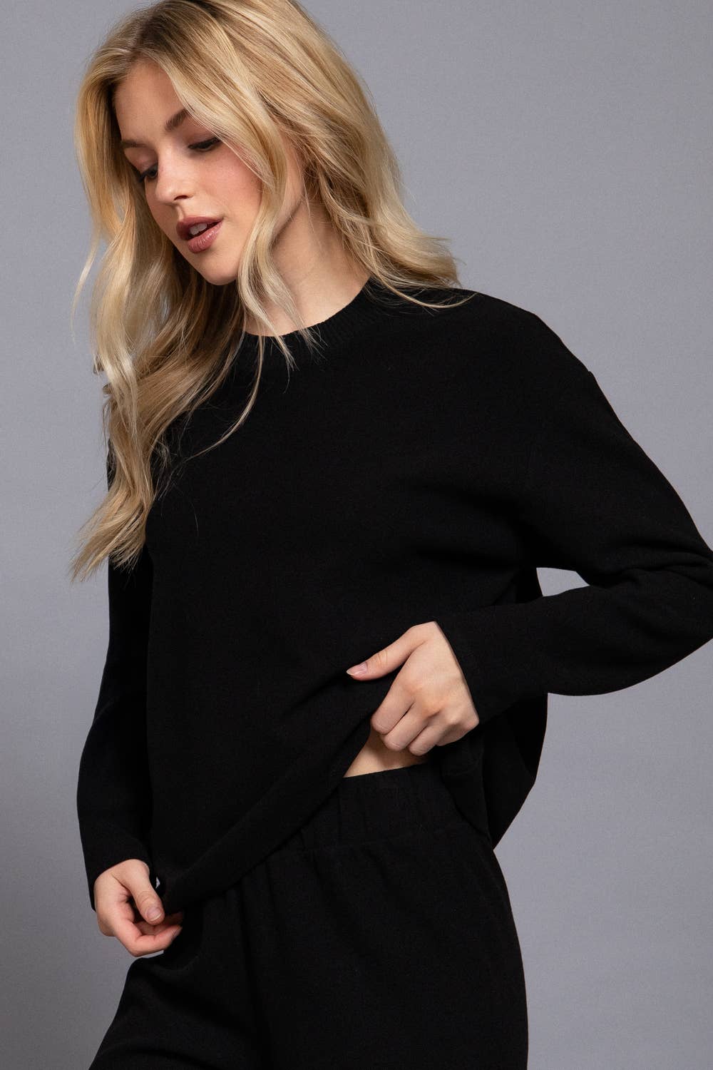 Long Sleeve Soft Knit Top