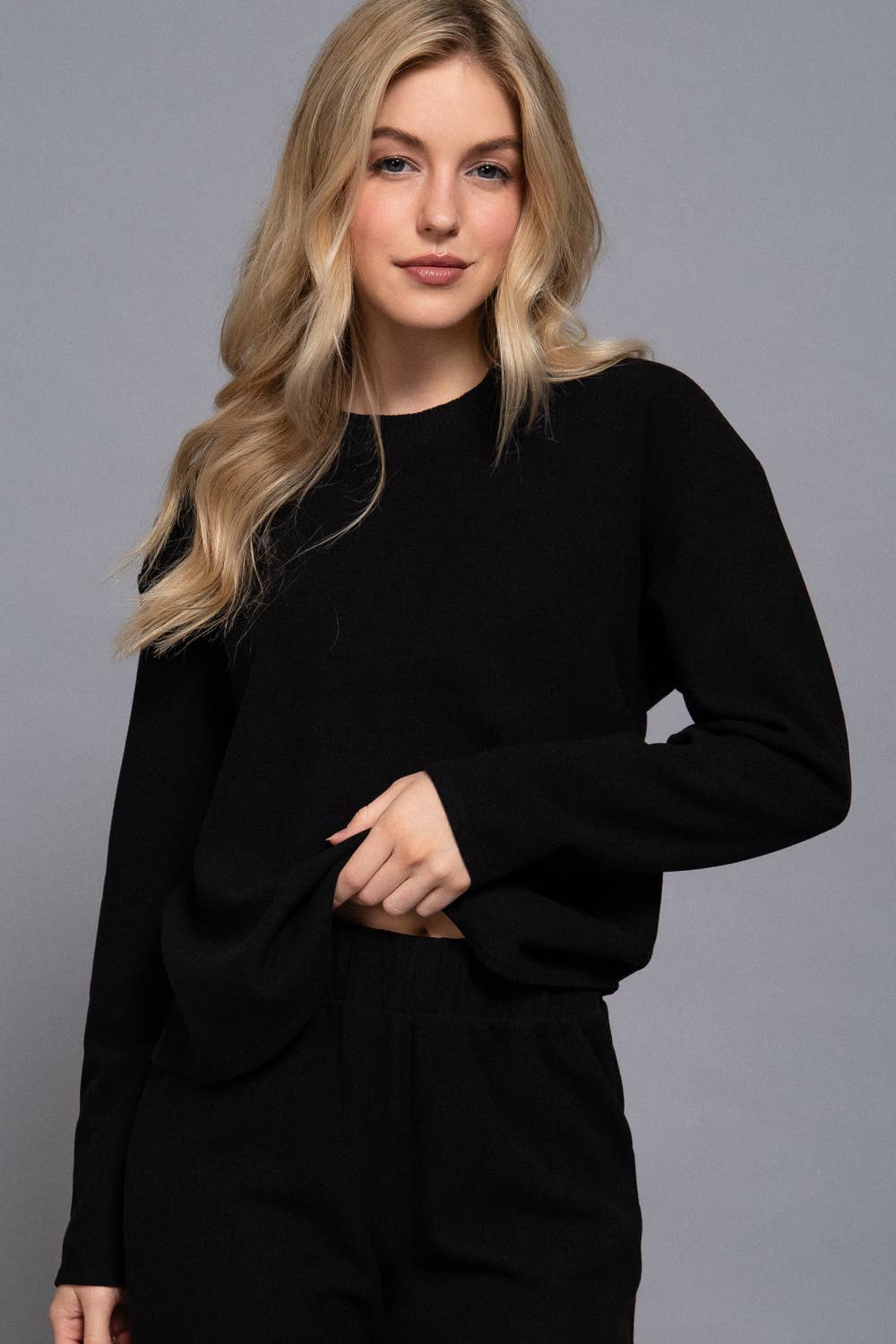 Long Sleeve Soft Knit Top