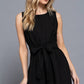 Sleeveless Linen Effect Romper