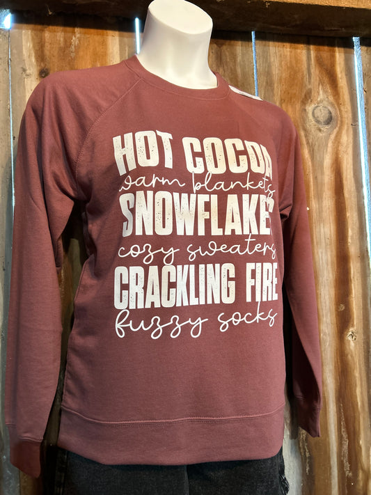 Winter Words Lightweight Sweatshirt