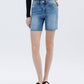 LV1659: HI-RISE RAW HEM BERM SHORTS