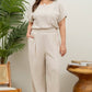 Curvy Wide Leg Linen Pants
