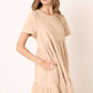 FRENCH TERRY BABYDOLL DRESS