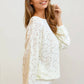 Lace Pull Over Top