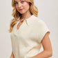 KNIT POLO SWEATER