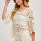 CROCHET LACE TOP