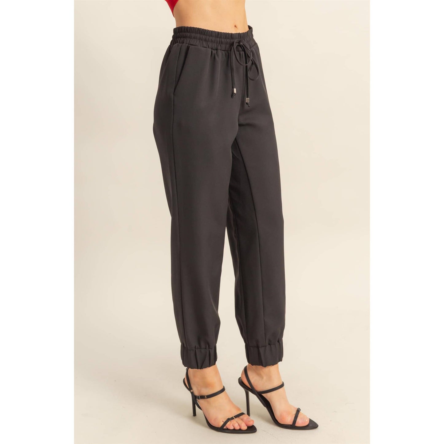 Drawstring Jogger Dress Pants