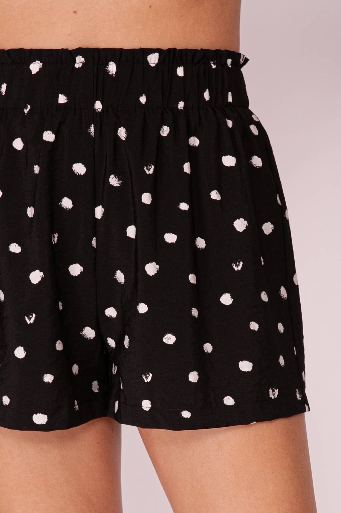 Polka Dot Relaxed Fit Shorts