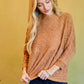 Texture Knit Dolman Top