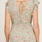 Floral Ruffle Maxi Dress
