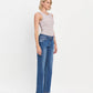 LV1488: MID RISE FULL LENGTH STRAIGHT LEG JEANS