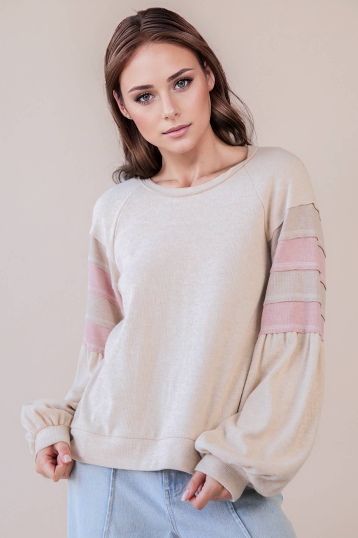 Color Block Sleeve Top