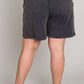 CURVY Sage Vintage Washed Shorts