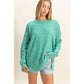 Relaxed Fit Emerald Sweater