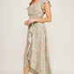 Floral Ruffle Maxi Dress