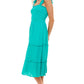 SMOCKED TOP RUFFLE DRESS