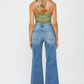 FESTIVAL STRETCH HIGH-RISE WIDE LEG JEANS