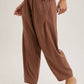 RELAXED BARREL PANTS WITH POCKETS