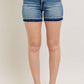 JB Tummy Control Release Hem Shorts