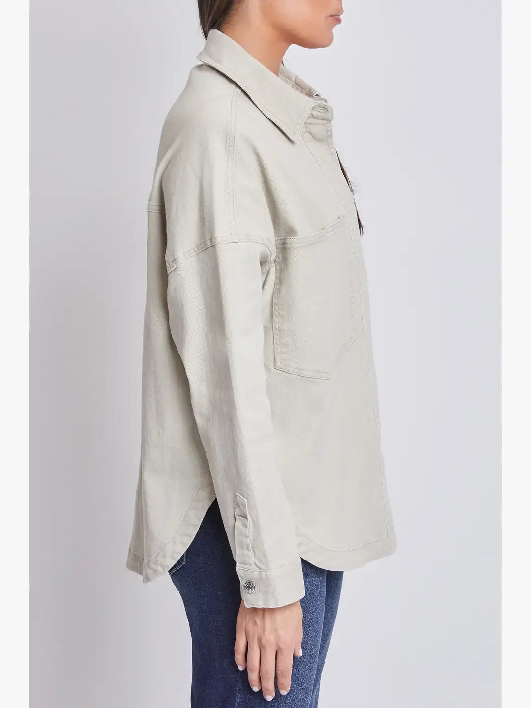 Patch Pocket Oversized Shacket