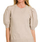 Puff Short Sleeve Sweater