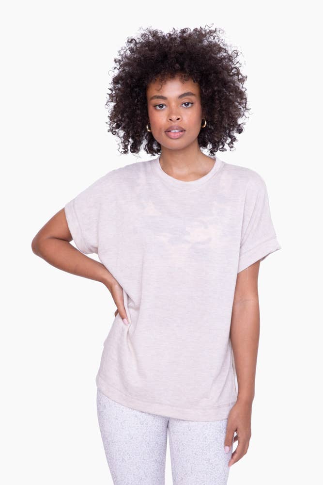 Short Sleeve Lightweight Sweatshirt