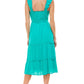 SMOCKED TOP RUFFLE DRESS