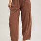 RELAXED BARREL PANTS WITH POCKETS