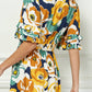 Floral Kimono-style Dress