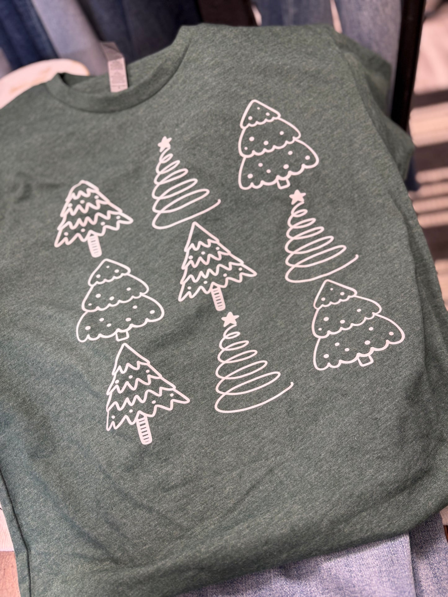 Hunter Green Trees Tee