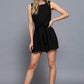 Sleeveless Linen Effect Romper