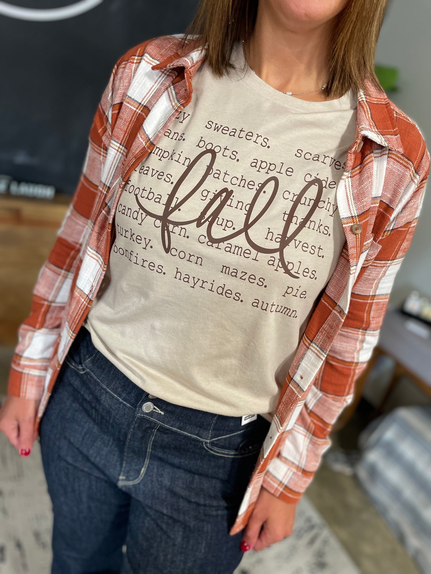 Fall Words Graphic Tee