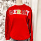 Merry Sequins Sweatshirt
