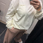 Oversized Long Sleeve Pocket Tee