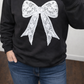 Lace Bow Sweatshirt