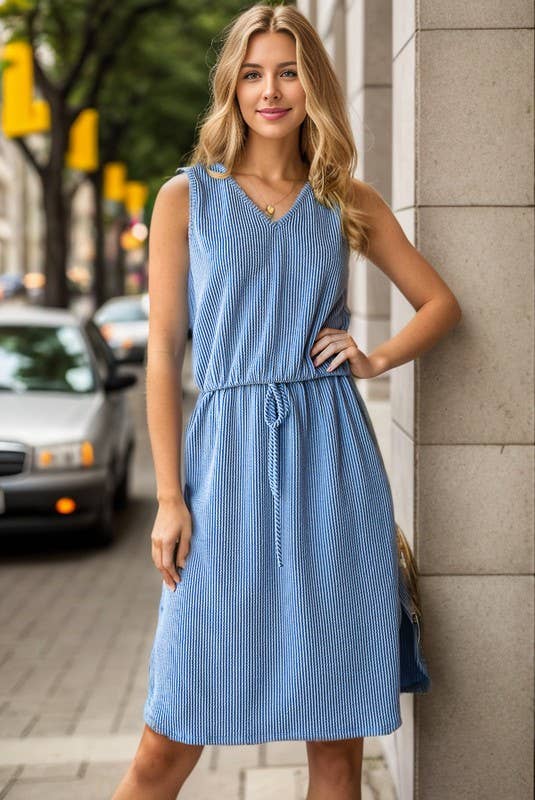 RIbbed Sleeveless Dress