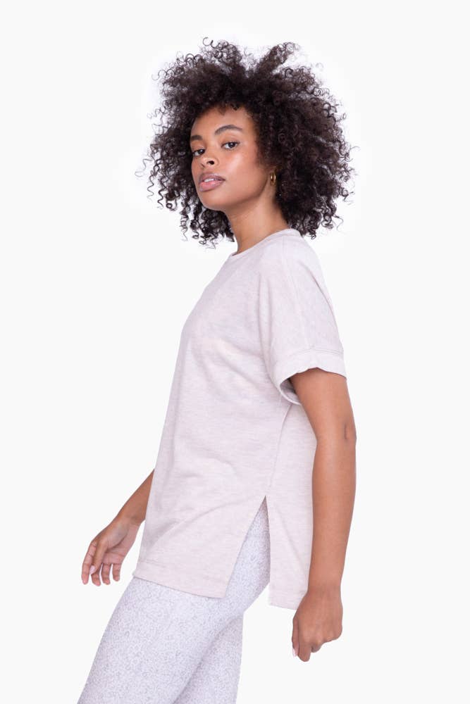 Short Sleeve Lightweight Sweatshirt