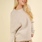 Raglan Dolman Sleeve Knit Sweater