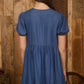 Chambray Front Tie Dress