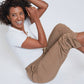 Ruched-ankle Crop Pants