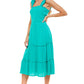 SMOCKED TOP RUFFLE DRESS
