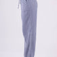 Crinkle Gauze Cargo Jogger Pants