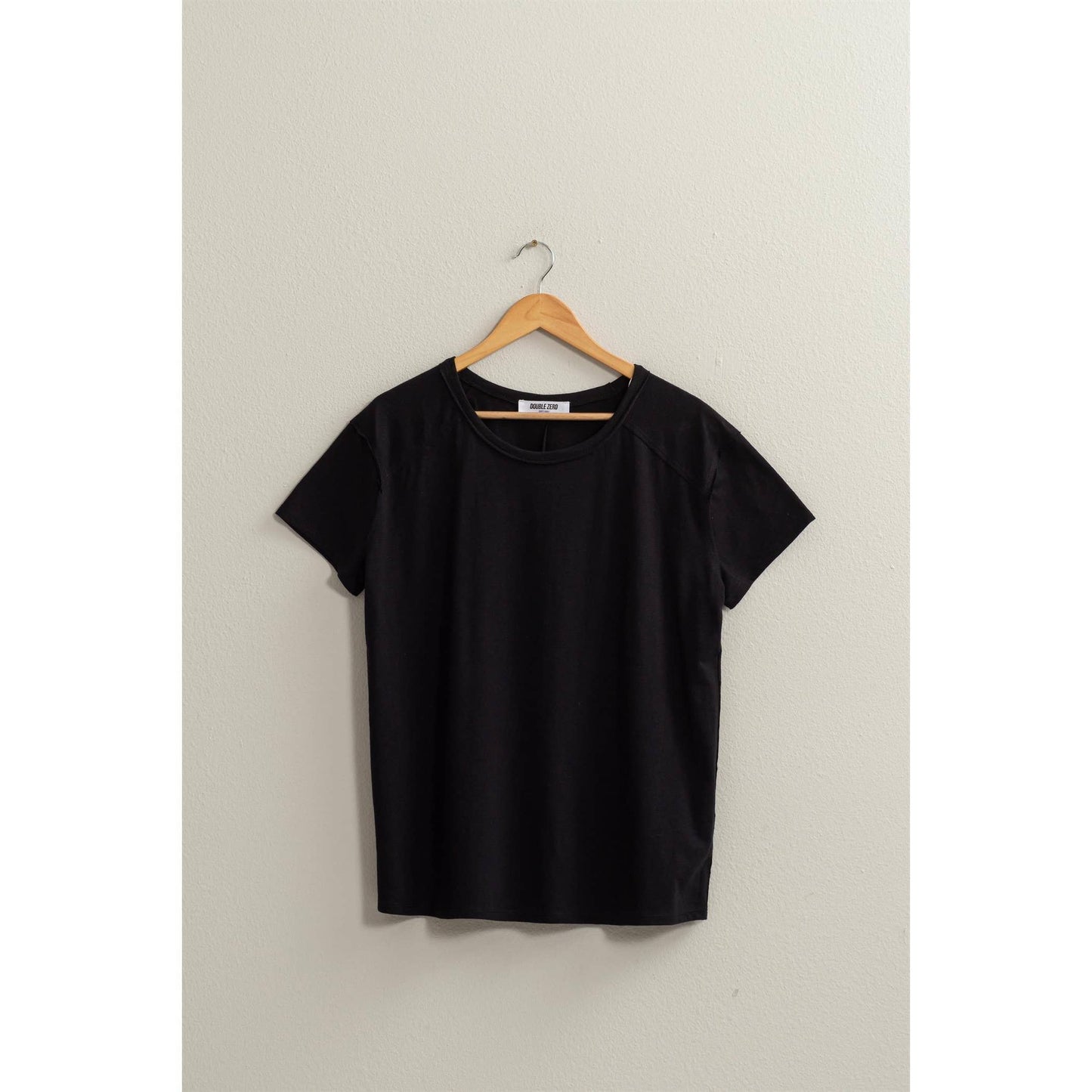 Relaxed Seam Detail Tee