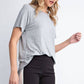 Basic Scoop-neck Tee