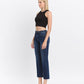 LV1618: HIGH RISE RAW HEM KICK FLARE JEANS