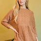 Texture Knit Dolman Top